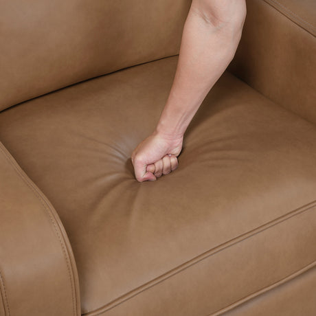 Equinox Brown Power Double Reclining Loveseat with Curved Track Arms by Homelegance at Eve Furniture