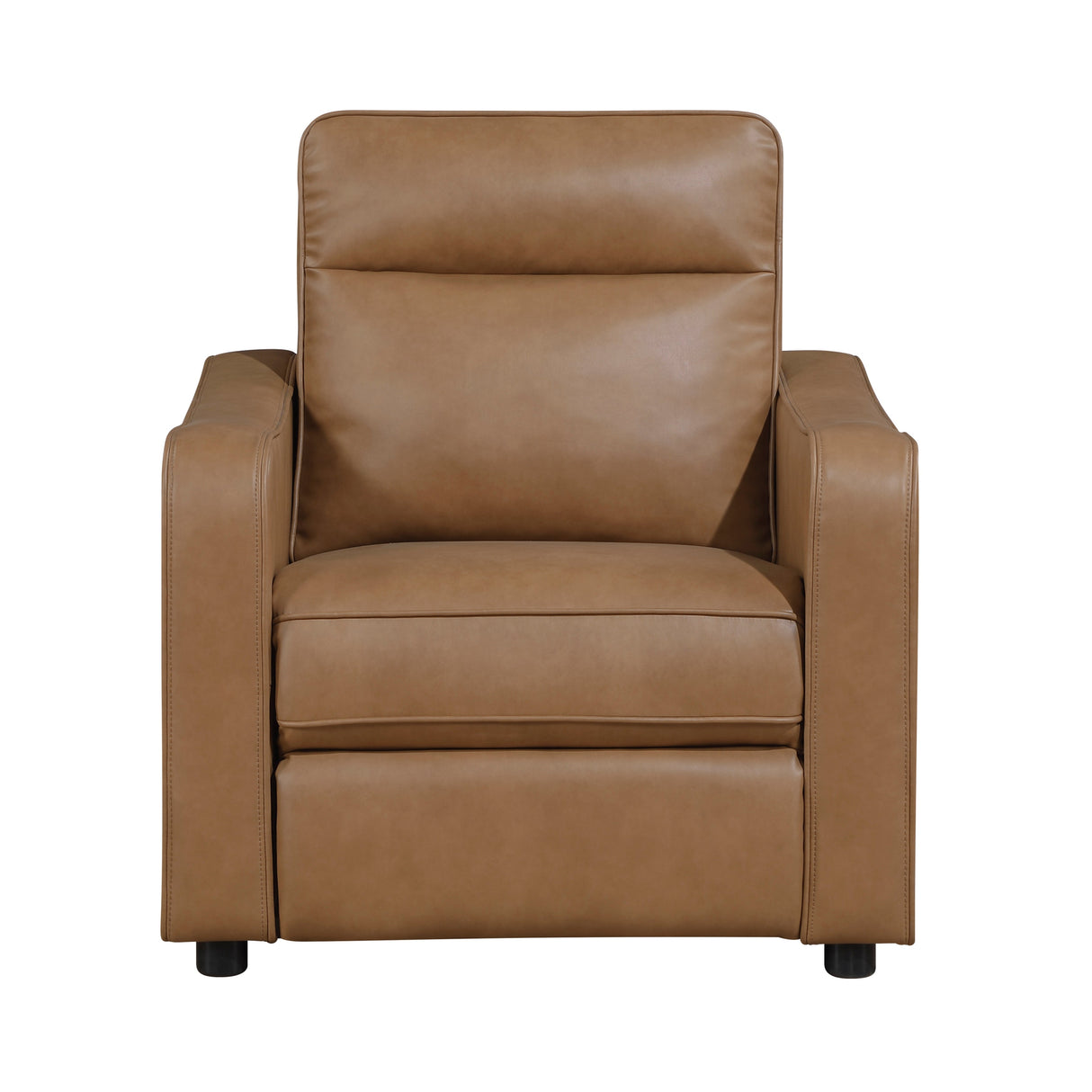 Equinox Brown Power Reclining Chair with Curved Track Arms by Homelegance at Eve Furniture