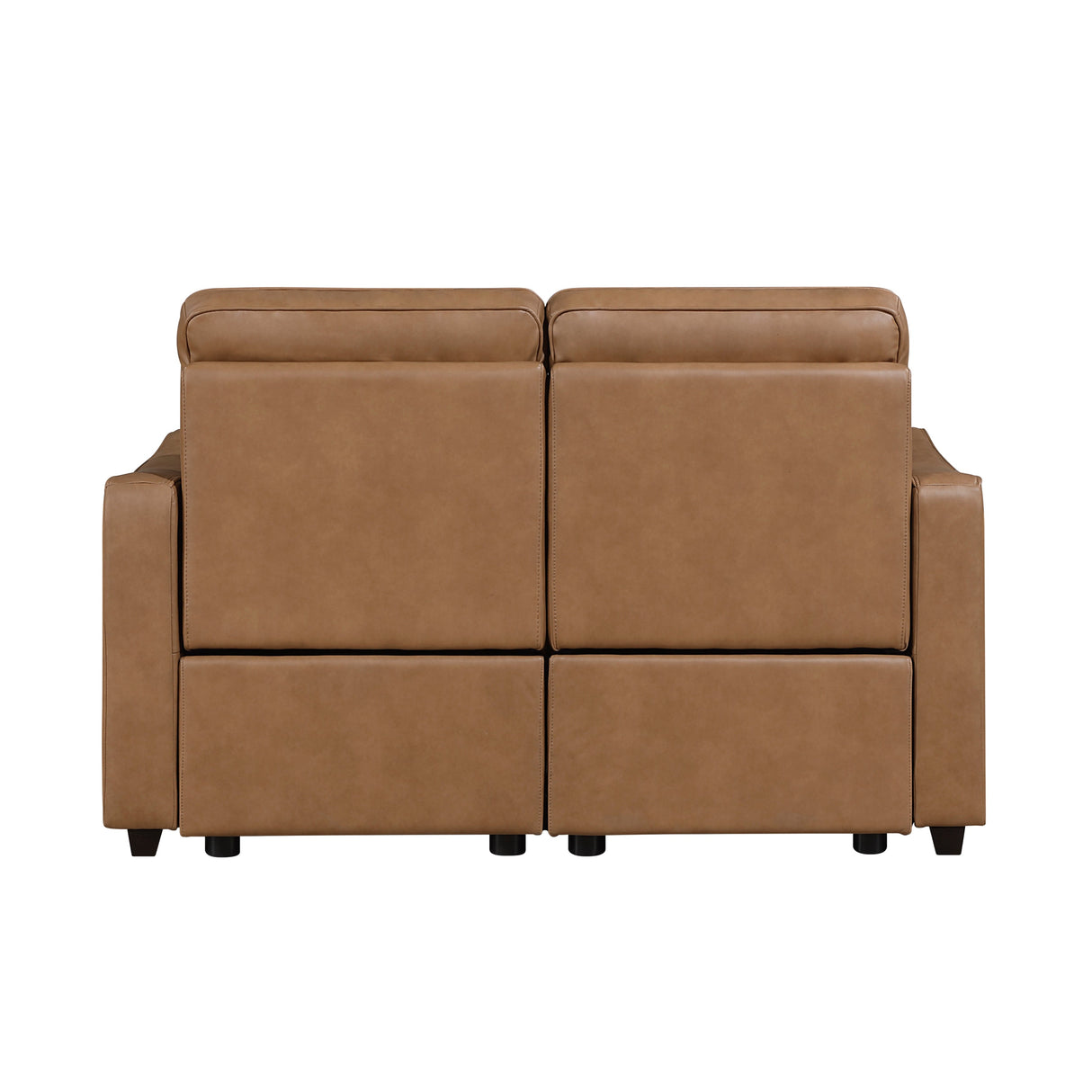 Equinox Brown 2-Piece Curved Track Arms Power Reclining Living Room Set by Homelegance at Eve Furniture