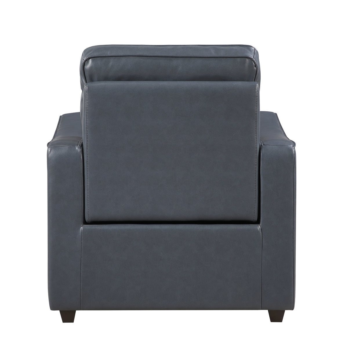 Equinox Navy Power Reclining Chair with Curved Track Arms by Homelegance at Eve Furniture
