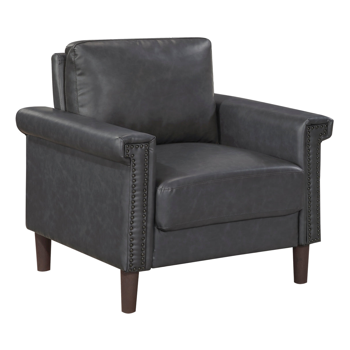 Heritage Dark Gray Chair by Homelegance at Eve Furniture