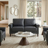 Heritage Dark Gray Loveseat by Homelegance at Eve Furniture