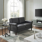 Heritage Dark Gray Loveseat by Homelegance at Eve Furniture