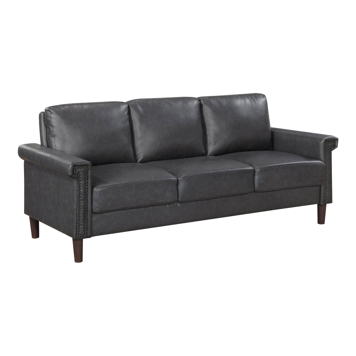 Heritage Dark Gray Sofa by Homelegance at Eve Furniture