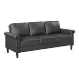 Heritage Dark Gray Sofa by Homelegance at Eve Furniture