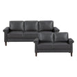 Heritage Dark Gray 2-Piece Living Room Set by Homelegance at Eve Furniture