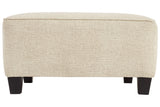 Abinger Natural Oversized Accent Ottoman