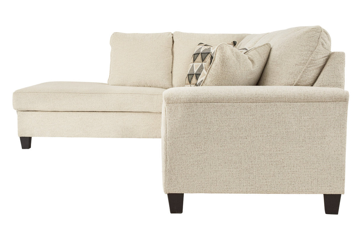 Abinger Natural 2-Piece LAF Chaise Sectional