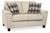 Abinger Natural Queen Sofa Sleeper and Loveseat