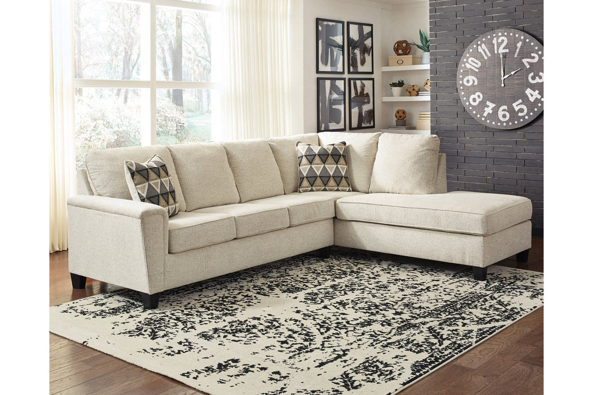 Abinger Natural 2-Piece Sleeper Sectional with Chaise