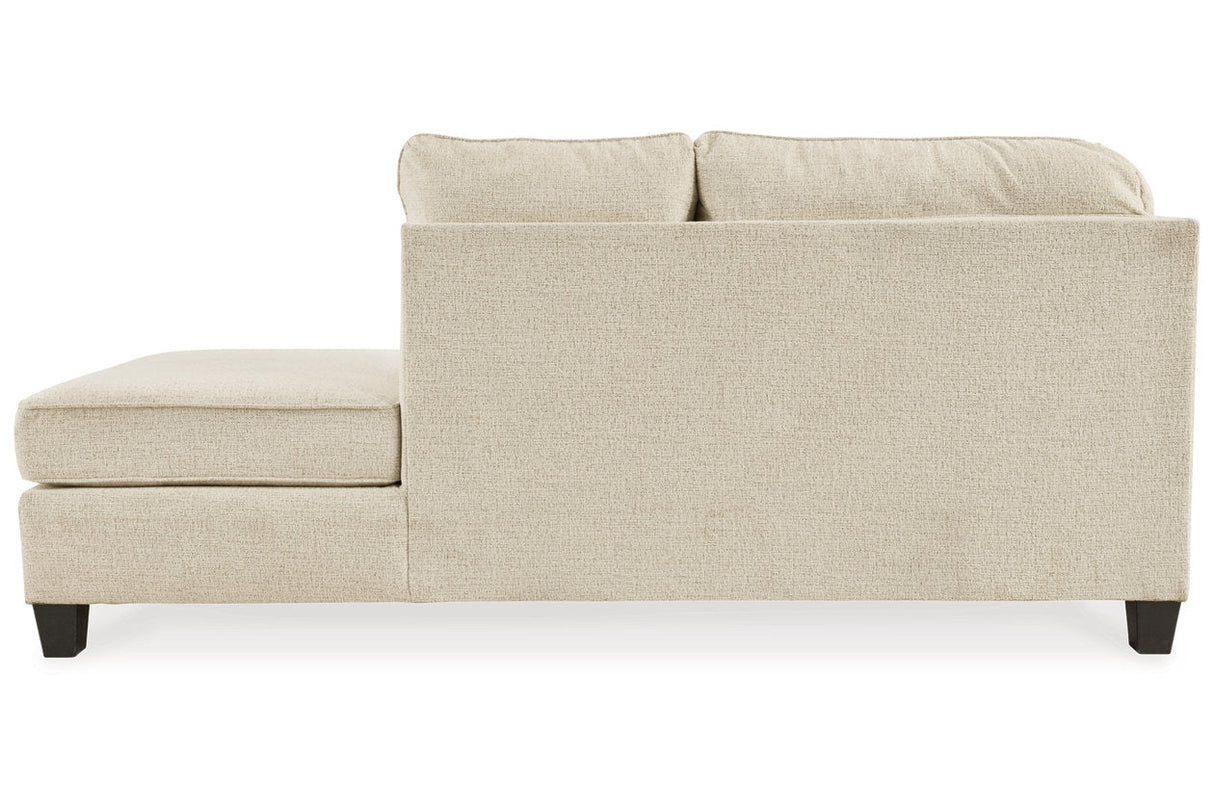 Abinger Natural 2-Piece Sectional with Chaise