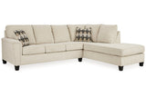 Abinger Natural 2-Piece Sectional with Chaise