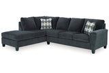 Abinger Smoke 2-Piece Sleeper Sectional with Chaise