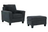 Abinger Smoke Chair and Ottoman