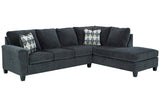 Abinger Smoke 2-Piece RAF Chaise Sectional