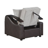 Hybrid Chair with Pull-out Bed and Click Motion Back by Homelegance at Eve Furniture