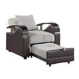 Hybrid Chair with Pull-out Bed and Click Motion Back by Homelegance at Eve Furniture