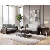 Hybrid Love Seat with Pull-out Bed and Click Motion Back by Homelegance at Eve Furniture