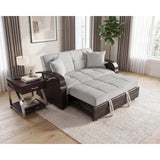 Hybrid Love Seat with Pull-out Bed and Click Motion Back by Homelegance at Eve Furniture