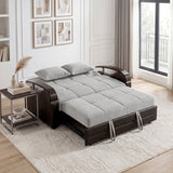Hybrid Love Seat with Pull-out Bed and Click Motion Back by Homelegance at Eve Furniture