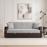 Hybrid Sofa with Pull-out Bed and Click Motion Back by Homelegance at Eve Furniture