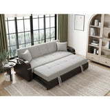 Hybrid Sofa with Pull-out Bed and Click Motion Back by Homelegance at Eve Furniture