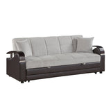 Hybrid Sofa with Pull-out Bed and Click Motion Back by Homelegance at Eve Furniture