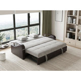 Hybrid Sofa with Pull-out Bed and Click Motion Back by Homelegance at Eve Furniture