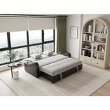Hybrid Sofa with Pull-out Bed and Click Motion Back by Homelegance at Eve Furniture