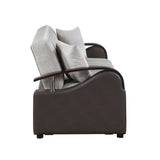 Hybrid Sofa with Pull-out Bed and Click Motion Back by Homelegance at Eve Furniture
