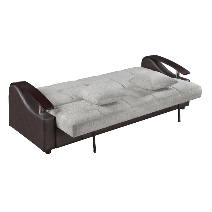 Hybrid Sofa with Pull-out Bed and Click Motion Back by Homelegance at Eve Furniture