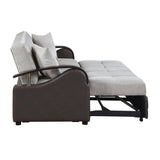 Hybrid Sofa with Pull-out Bed and Click Motion Back by Homelegance at Eve Furniture