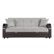 Hybrid Sofa with Pull-out Bed and Click Motion Back by Homelegance at Eve Furniture