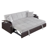 Hybrid 2pc Set: Sofa, Love by Homelegance at Eve Furniture