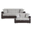 Hybrid 2pc Set: Sofa, Love by Homelegance at Eve Furniture