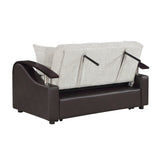 Hybrid Beige 2pc Set: Sofa, Love by Homelegance at Eve Furniture