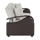 Hybrid Beige 2pc Set: Sofa, Love by Homelegance at Eve Furniture