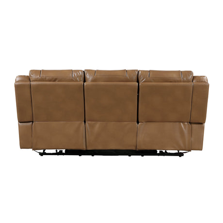 Huron Brown 2-Piece Power Reclining Living Room Set by Homelegance at Eve Furniture