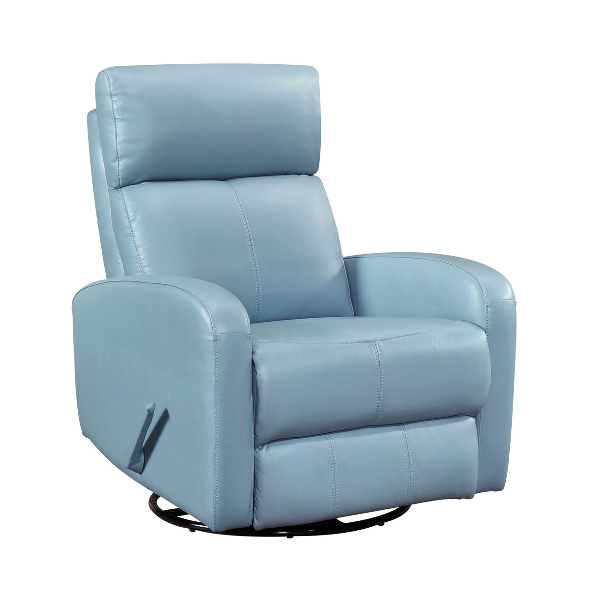 Sorrento Blue Swivel Glider Reclining Chair