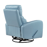 Sorrento Blue Swivel Glider Reclining Chair