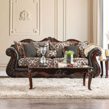 Jamael Brown/Espresso Sofa by Furniture of America at Eve Furniture