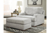 Mercado Pewter Sofa, Oversized Chair and Ottoman