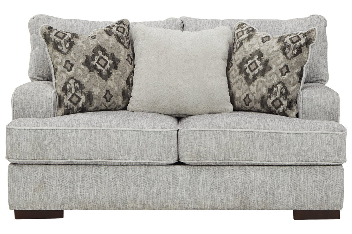 Mercado Pewter Loveseat