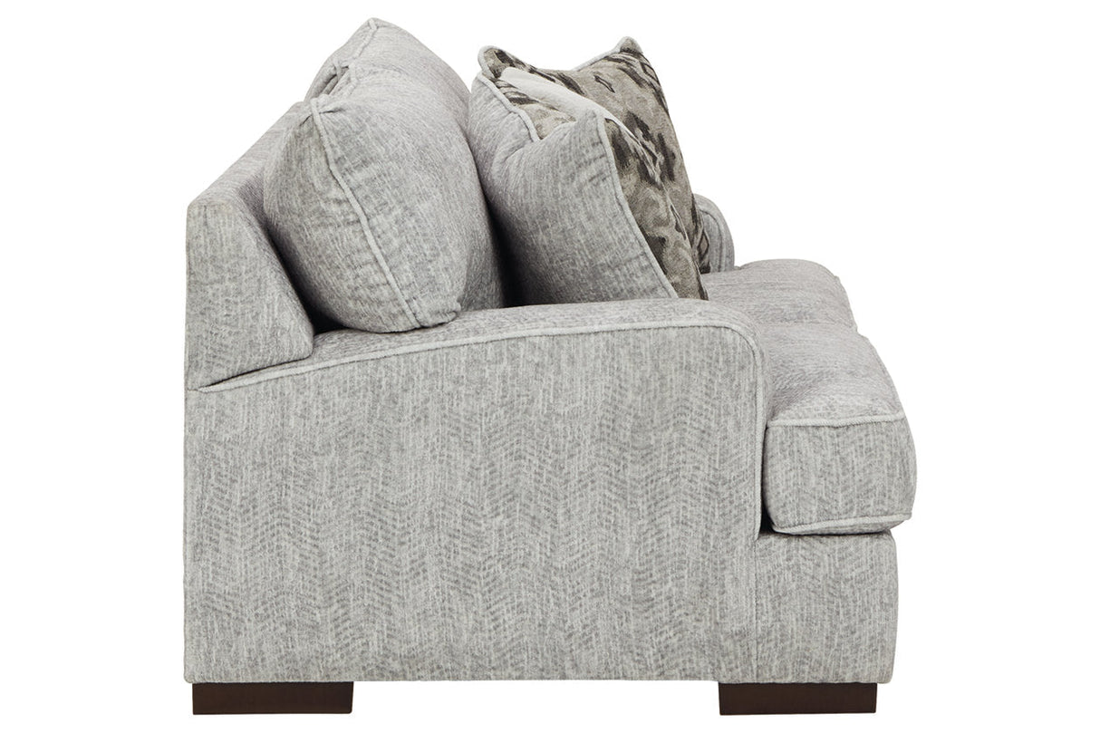 Mercado Pewter Loveseat