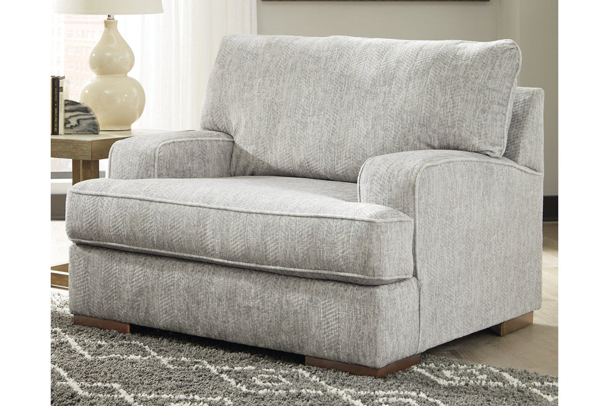 Mercado Pewter Sofa and Chair