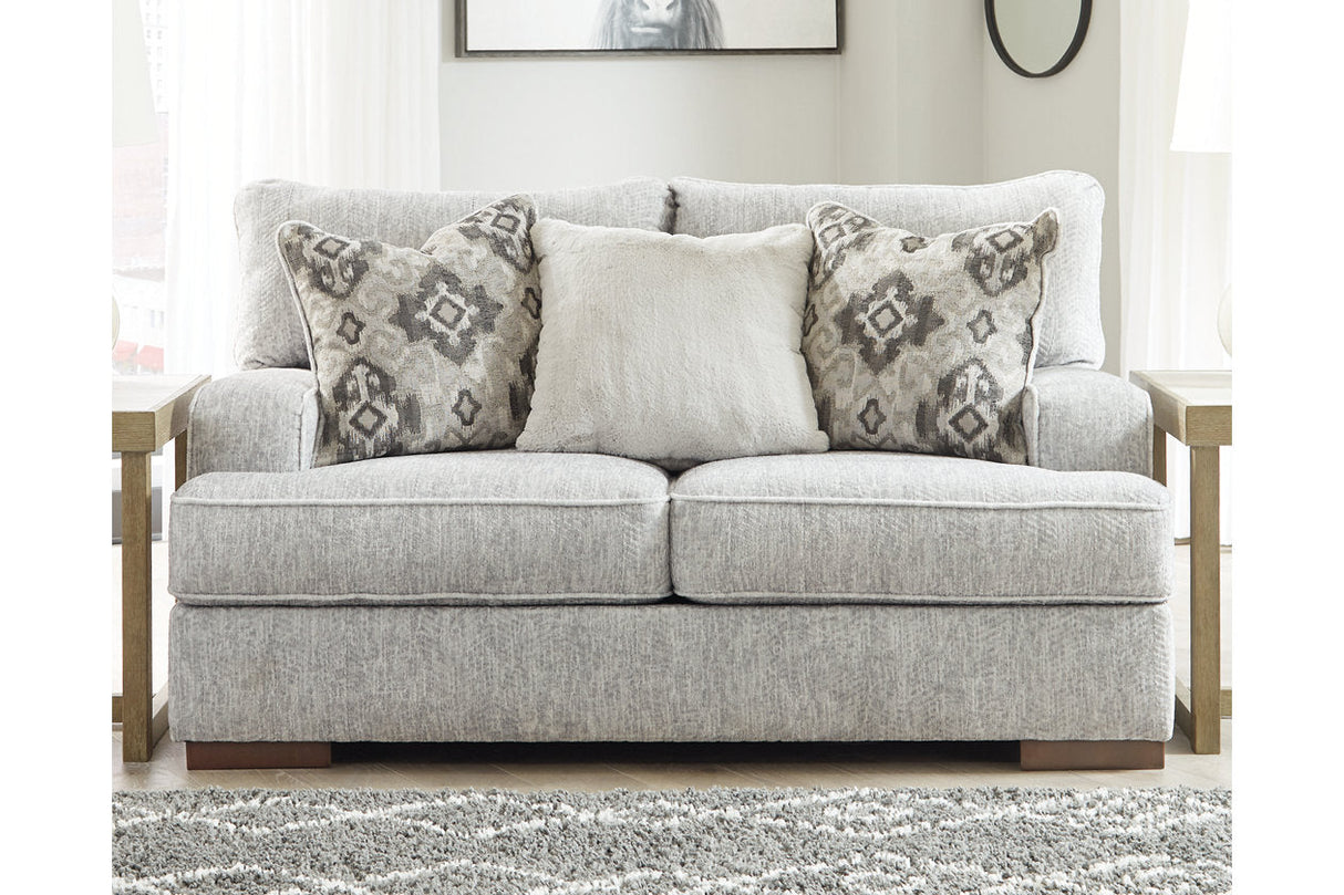 Mercado Pewter Loveseat