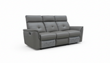 8501 Dark Grey Sofa w/Manual Recliner by ESF Furniture at Eve Furniture