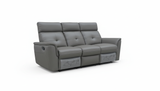 8501 Dark Grey Sofa w/Manual Recliner by ESF Furniture at Eve Furniture