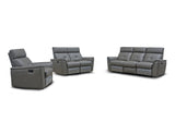 8501 Dark Grey w/Manual Recliner by ESF Furniture at Eve Furniture