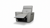 8501 Light Grey Chair w/Manual Recliner by ESF Furniture at Eve Furniture